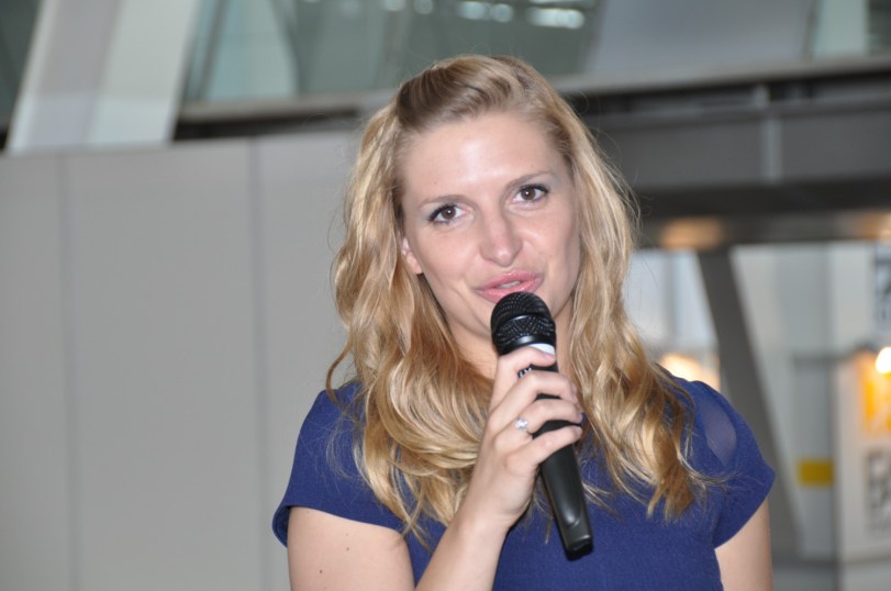 Messe Moderatorin Janine Mehner